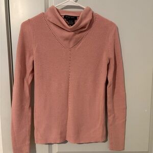 Etcetera Soft Pink Cowl Neck Sweater